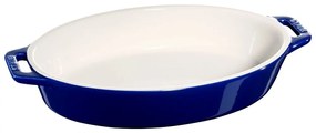 Keramická zapekacia nádoba Staub oválna 23 cm/1,1 l tmavomodrá, 40511-157