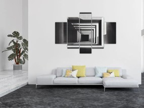 Obraz - Štvorcový tunel (150x105 cm)