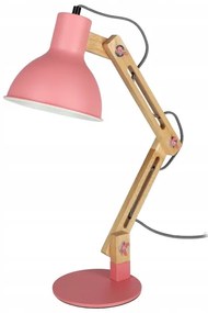 Stolná lampa 1xE27/40W/230V ružová