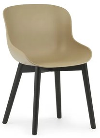 Stolička Hyg Chair – piesková/čierny dub