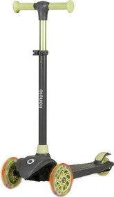 Lionelo - Detská kolobežka JESSY 3xAA sivá/zelená