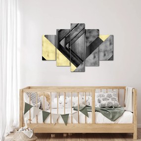 Obraz - Textúrované tvary (150x105 cm)