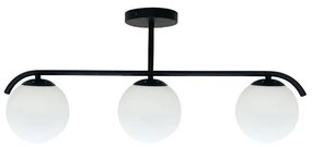 Luster na tyči AMADEO 3xE14/40W/230V čierna