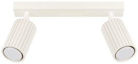Krémovobiele bodové svietidlo 6,5x30 cm Gleam – Sollux