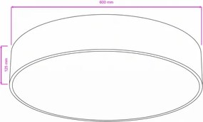BRILAGI - Stropné svietidlo POOL 5xE27/15W/230V pr. 60 cm IP54 čierna