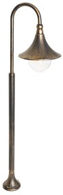 Inteligentná vonkajšia lampa Antique Gold 125 cm IP44 vrátane WiFi A60 - Daphne