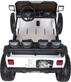 Elektrické autíčko Extreme Sport 4x4 biele