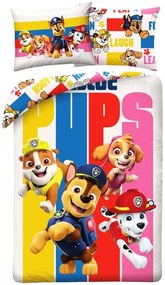 Bavlnené obliečky na posteľ Labková patrola - Paw Patrol - motiv Rescue Pups - 100% bavlna - 70 x 90 cm + 140 x 200 cm
