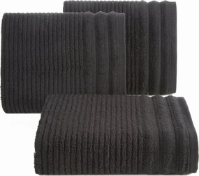 FROTÉ UTERÁK SAMMY SADA 6KS 30X50 CM ČIERNA