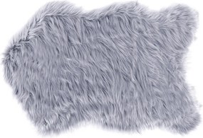 Bellatex Kožušina umelá - koberec sivá, 60 x 90 cm