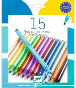 Súprava 15 farebných fixiek – exotické odtiene