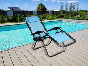 Zahradní lehátko ORION ZERO GRAVITY modré