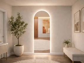 Atypické zrkadlo do kúpeľne s LED osvetlením A38 75×200