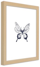 Gario Plagát Kreslený motýľ Farba rámu: Bez rámu, Rozmery: 40 x 60 cm