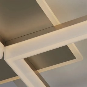 Searchlight 83510GO - Stmievateľné LED stropné svietidlo FENCE LED/25W/230V