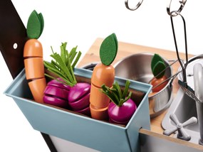 KIK Detská drevená kuchynka MDF s príslušenstvom LOFT XXL 96cm