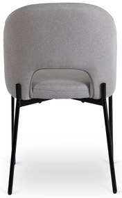 PROXIMA.store - Čalúnená glamour stolička BROS FARBA: béžová, FARBA NÔH: čierna