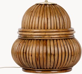 Malá ratanová stojacia lampa Bohemian