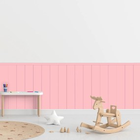 60x100cm Obdĺžnik - Cukríkovo ružová farba - textilná nálepka na stenu Farba: Bledá, Veľkosť: 80 cm