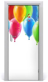 Fototapeta na dvere farebné balóny 75x205 cm