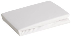 JERSEY PRESTIERADLO 220X240 CM, VÝŠKA 30 CM BIELE
