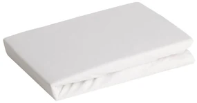 JERSEY PRESTIERADLO 220X240 CM, VÝŠKA 30 CM BIELE