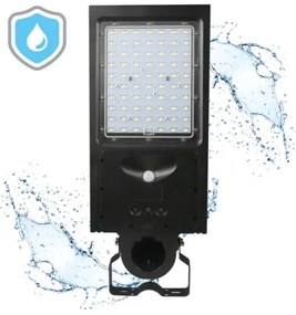 LED solárna pouličná lampa so senzorom STREET LED/30W/9,6V 3000/4000K 6000 mAh IP65