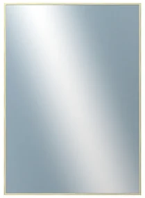 DANTIK - Zrkadlo v rámu, rozmer s rámom 50x70 cm z lišty Hliník zlatá lesklá (7001001)