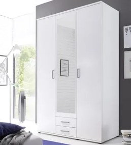 Šatníková skriňa Karl, biela%