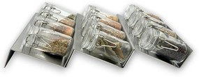 Orion Súprava 16ks koreničiek HERMES 100ml + 4ks organizér na koreničky VASKY - NEREZ + súprava 24ks štítkov