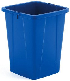 Odpadkový kôš OLIVER, 610x490x510 mm, 90 L, modrý