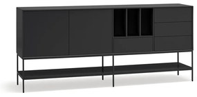 Čierna komoda 220x98x45 cm Platt – Teulat