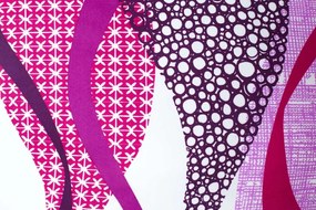 Obliečky z mikrovlákna ARTIP 140x200 cm ružovo-fialové