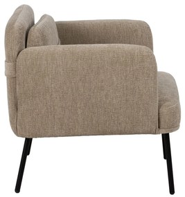 Béžové ženilkové kreslo Bind – Ixia