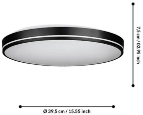 Eglo 75706 - LED Stmievateľné stropné svietidlo LED/22W/230V 3000-6500K + DO