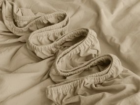 XPOSE® Jersey plachta Exclusive - béžová 90x200 cm