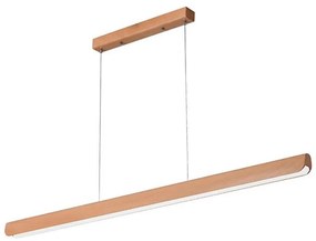 LED Luster na lanku LED/26W/230V 4000K 150 cm buk/masív