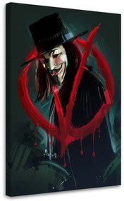 Gario Obraz na plátne V ako Vendeta - Nikita Abakumov Rozmery: 40 x 60 cm