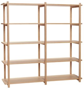 Regál z dubového dreva 150x150 cm Mason - Hübsch
