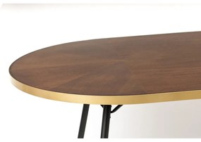 Jedálenský stôl s doskou v dekore jaseňového dreva 90x180 cm Denise – White Label