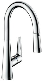 Hansgrohe Talis M51 - Kuchynská páková batéria 200, Eco, vyťahovateľná sprška, 2jet, chróm 72817000