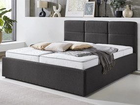 Posteľ Domango 180x200 cm, antracitovo šedá látka