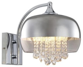 Krištáľové nástenné svietidlo LUNA 1xE14/40W/230V
