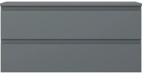 Mexen Orio, kúpeľňová skrinka 100 cm s hornou časťou, 2 zásuvky, grafitová matná, 91A10-10047-2-BFFC66