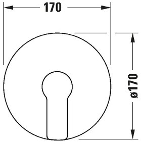 Duravit DC4210010010 - Sprchová batéria pre podomietkovú inštaláciu D-CODE lesklý chróm