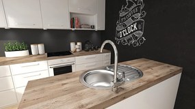 Kuchinox Luga, stojanková drezová batéria s U-tvarovaným výtokom, chrómová, LAV-BQL_068D