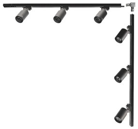 Zuma Line 3566 - Bodové svietidlo v lištovom systéme TORE 6xGU10/35W/230V čierne
