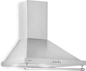 Klarstein Montblanc 60, digestor, 60 cm, nástenný, 610 m³/h, LED, lišta, strieborno-šedý