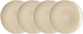 Sivobéžové kameninové taniere v súprave 4 ks ø 21 cm Viola – House Nordic