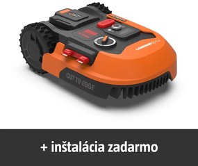 Worx Landroid Robotická kosačka M500 2.0, 20 V, 2 Ah, Li-ion, 1 akumulátor, šírka strihu: 18 cm